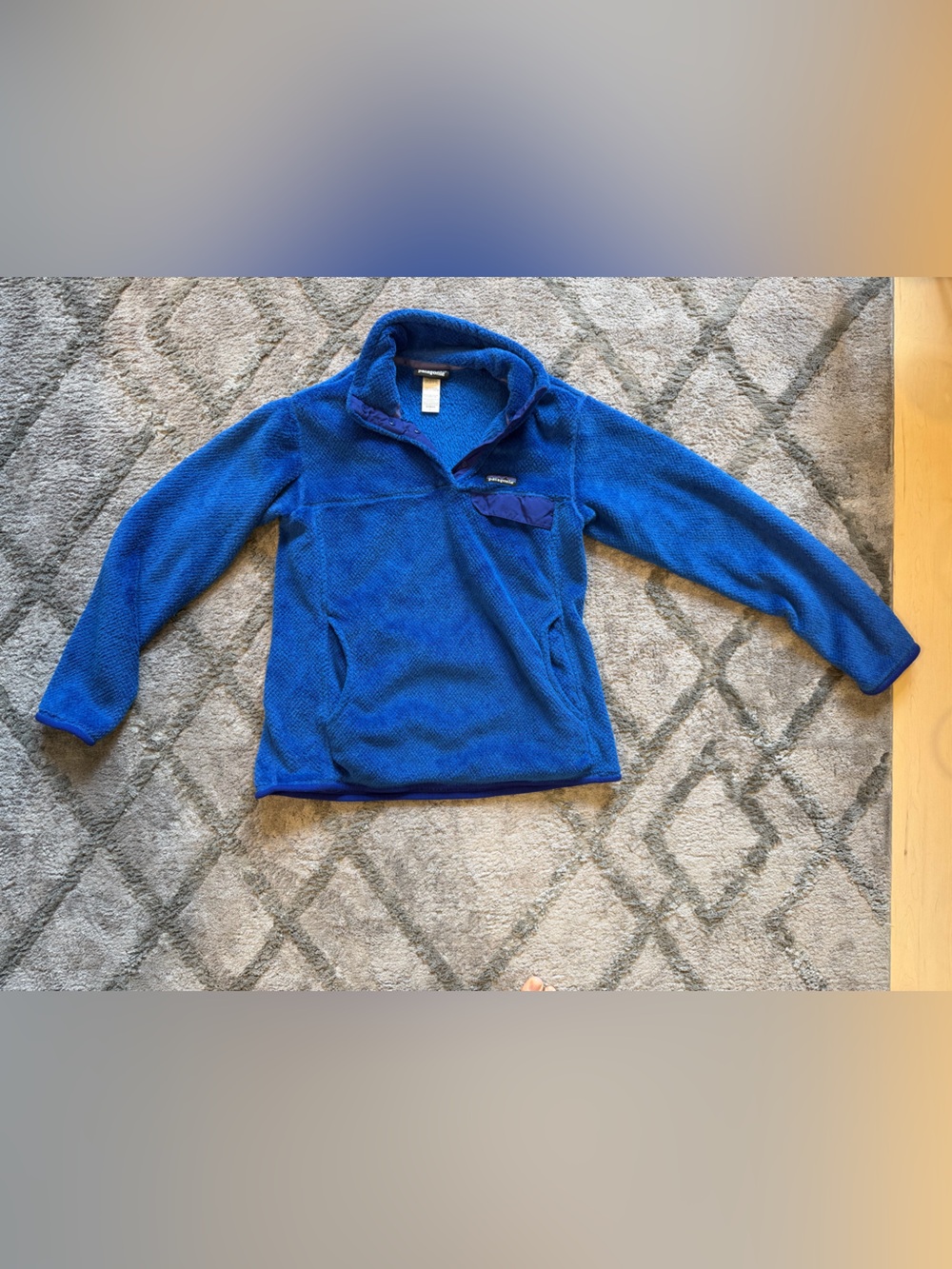 Royal Blue Re-Tool Snap-T pullover Fleece Pullover